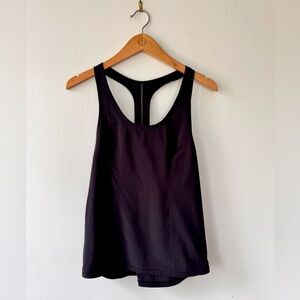 Lululemon Black Racerback Singlet Tank Top
